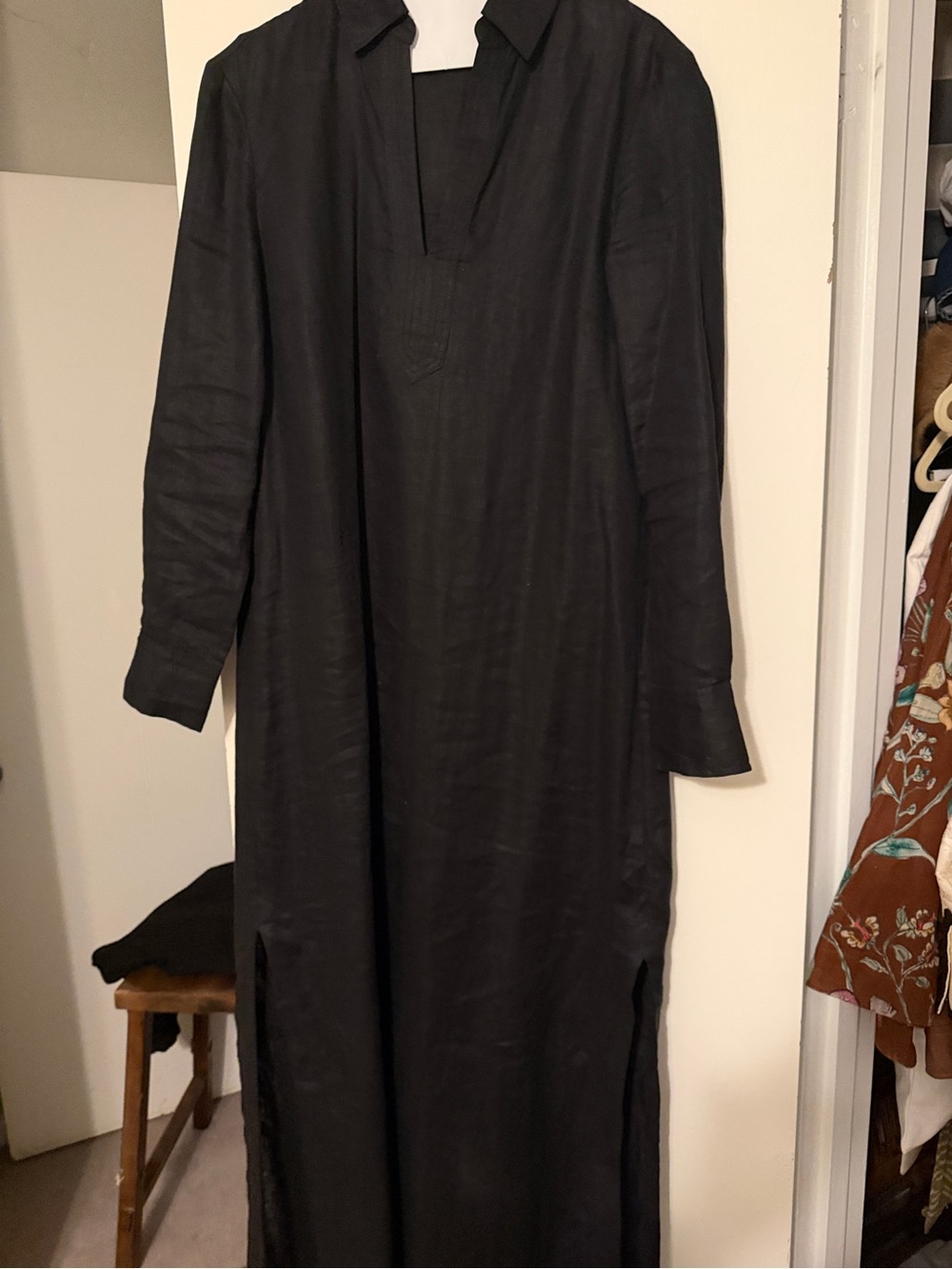 Veronica Beard Moore Linen Maxi Dress